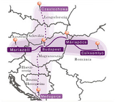 Mária Út térkép kereszt